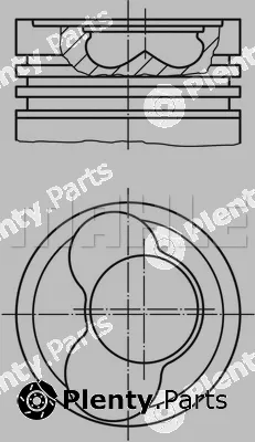 Mahle 0306500 — Piston