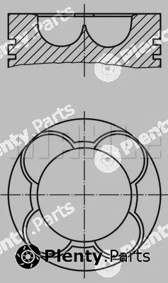 Mahle 227PI00141000 — Piston