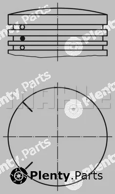Mahle 535PI00100000 — Piston