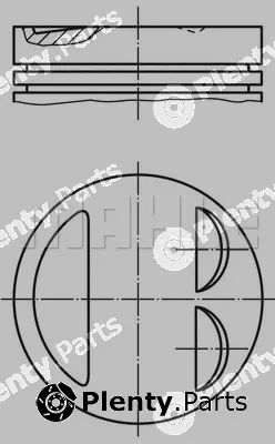 Mahle 0119700 — Piston