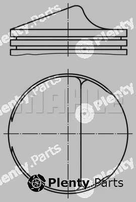 Mahle 0016600 — Piston