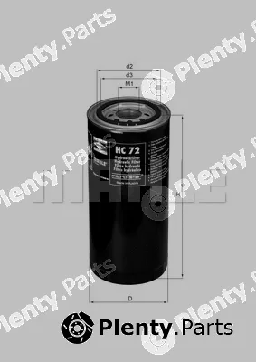 Mahle HC72 — Filter, operating hydraulics