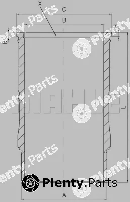 Mahle 001LW00142000 — Cylinder Sleeve