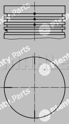 Mahle 0220400 — Piston