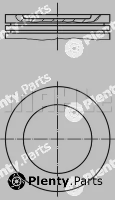 Mahle 028PI00151000 — Piston