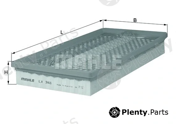 Mahle LX348 — Air Filter
