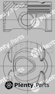 Mahle 013PI00149000 — Piston
