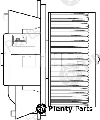 Mahle AB107000P — Interior Blower BEHR *** PREMIUM LINE ***