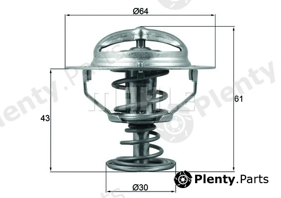 Mahle TX17878D — Thermostat, coolant BEHR