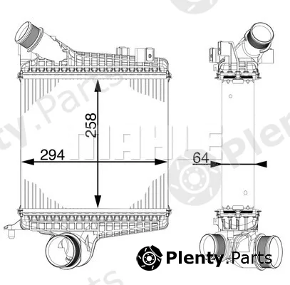 Mahle CI221000P — Charge Air Cooler BEHR *** PREMIUM LINE ***