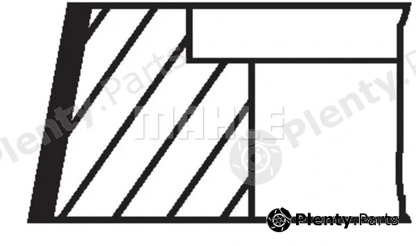 Mahle 50439N0 — Piston Ring Kit