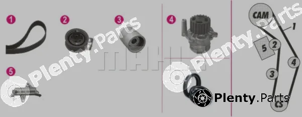 Mahle CPK74000P — Water Pump & Timing Belt Kit BEHR *** PREMIUM LINE ***