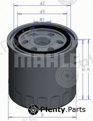 Mahle OC556 — Oil Filter