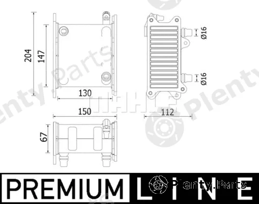 Mahle CI224000P — Charge Air Cooler BEHR *** PREMIUM LINE ***