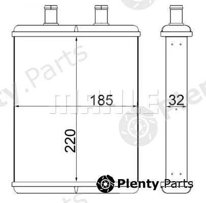 Mahle AH2000S — Heat Exchanger, interior heating BEHR