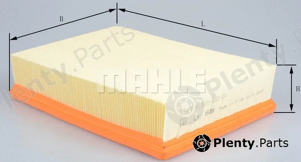 Mahle LX1639 — Air Filter
