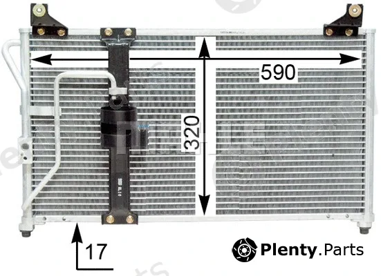 Mahle AC649000S — Condenser, air conditioning BEHR
