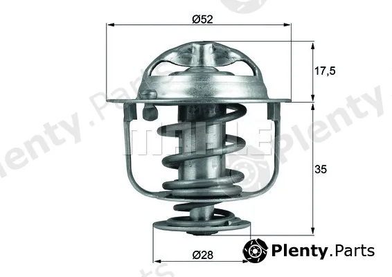 Mahle TX11982D — Thermostat, coolant BEHR