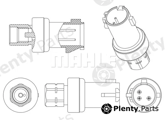 Mahle ASE6000P — Pressure Switch, air conditioning BEHR *** PREMIUM LINE ***