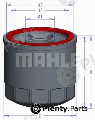Mahle OC1050 — Oil Filter