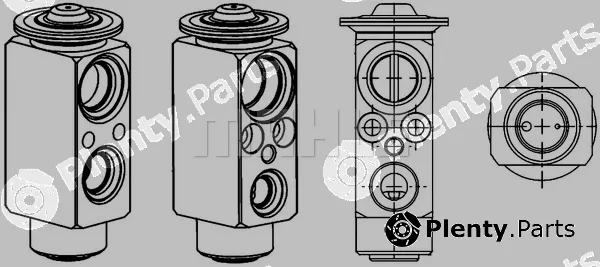 Mahle AVE68000P — Expansion Valve, air conditioning BEHR *** PREMIUM LINE ***