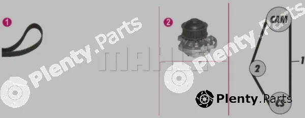 Mahle CPK4000P — Water Pump & Timing Belt Kit BEHR *** PREMIUM LINE ***