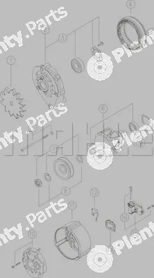 Mahle 11201501 — Alternator