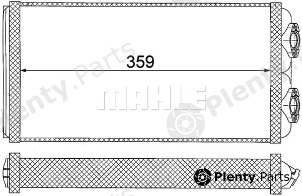 Mahle AH1000P — Heat Exchanger, interior heating BEHR *** PREMIUM LINE ***