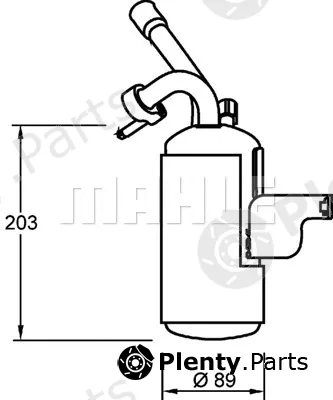 Mahle AD276000P — Dryer, air conditioning BEHR *** PREMIUM LINE ***