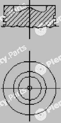 Mahle E21530 — Piston