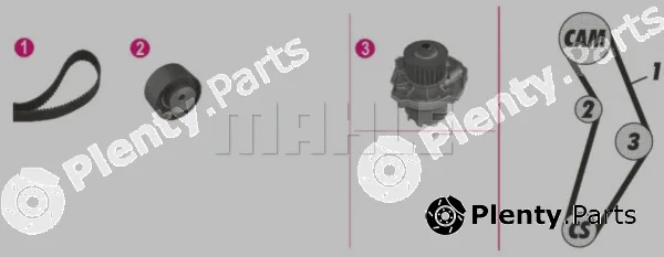 Mahle CPK87000P — Water Pump & Timing Belt Kit BEHR *** PREMIUM LINE ***