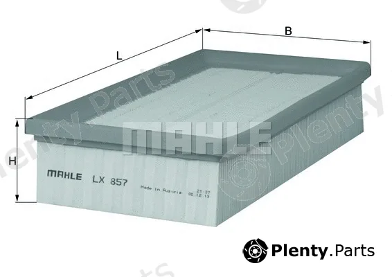 Mahle LX857 — Air Filter