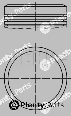 Mahle 0073000 — Piston