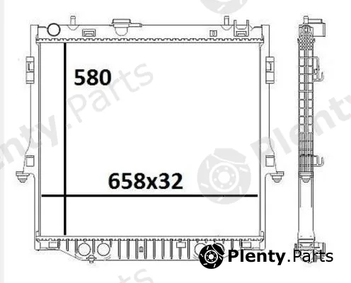 Mahle CR46000S — Radiator, engine cooling BEHR