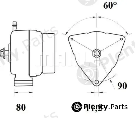 Mahle 11209610 — Alternator