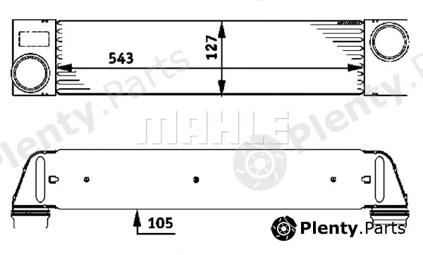 Mahle CI75000P — Charge Air Cooler BEHR *** PREMIUM LINE ***
