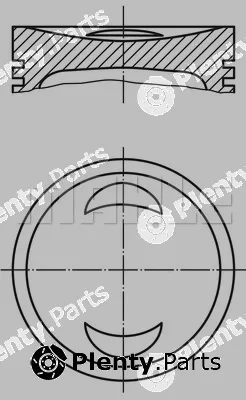 Mahle 0339900 — Piston