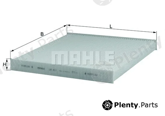 Mahle LA411 — Filter, cabin air