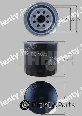Mahle OC1673 — Oil Filter