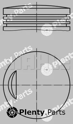 Mahle 0075200 — Piston