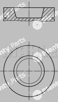 Mahle 0160500 — Piston