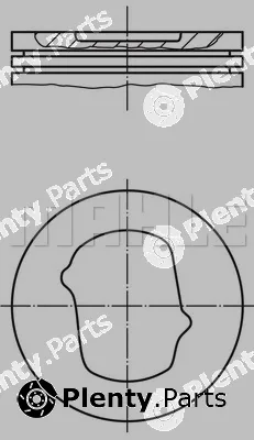 Mahle 0142400 — Piston