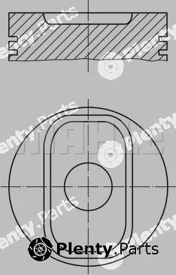 Mahle 640PI00117000 — Piston
