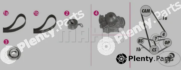 Mahle CPK81000P — Water Pump & Timing Belt Kit BEHR *** PREMIUM LINE ***