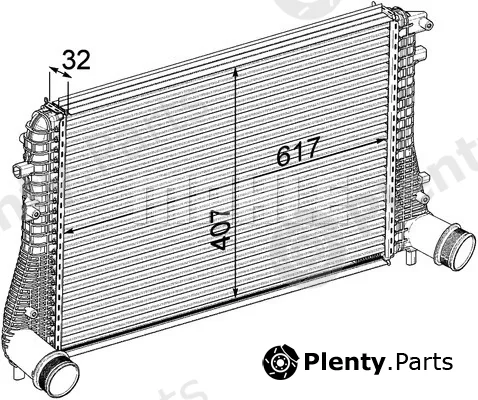 Mahle CI207000P — Charge Air Cooler BEHR *** PREMIUM LINE ***