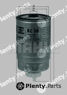 Mahle KC38 — Fuel Filter
