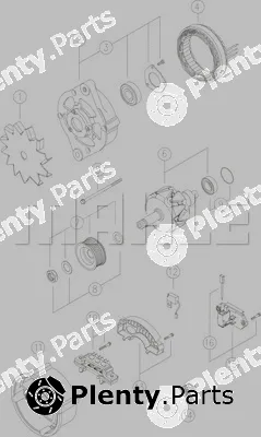 Mahle MG763 — Alternator