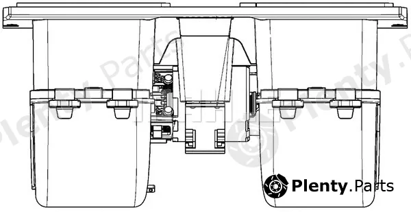 Mahle AB175000P — Interior Blower BEHR *** PREMIUM LINE ***