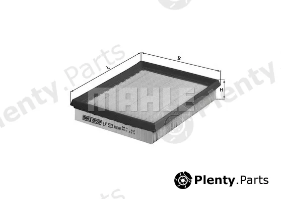 Mahle LX523 — Air Filter
