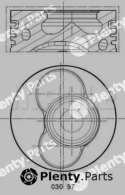 Mahle 0309700 — Piston